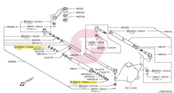 NISSAN 08912-7401A - Csavaranya önzárós