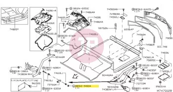 NISSAN 08912-9401A - NUT-HEX
