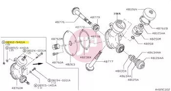 NISSAN 08912-9401A - Csavaranya