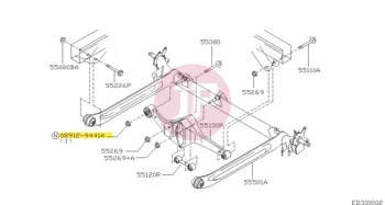 NISSAN 08912-9441A - NUT-HEX