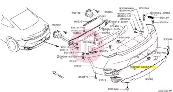 NISSAN 08913-6365A - NUT-U