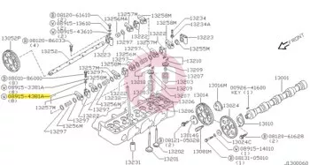 NISSAN 08915-4381A - WASHER-PLAIN