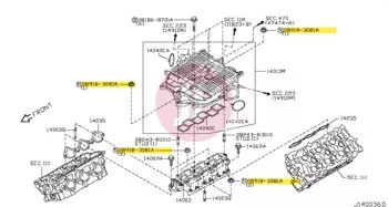 NISSAN 08918-3081A - Peremes anya