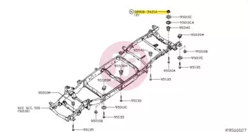NISSAN 08918-3421A - Peremes anya