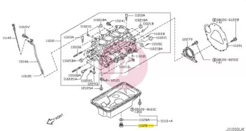 NISSAN 11128-6920A - PLUG DRAIN O/P