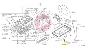NISSAN 11128-6920A - PLUG DRAIN O/P