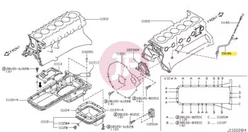 NISSAN 11150-VB000 - GUIDE OIL GAUGE