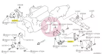 NISSAN 11220-VB000 - Engine Mount