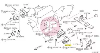 NISSAN 11220-VD30A - INSULATOR