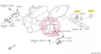 NISSAN 11320-06J00 - MOUNTING