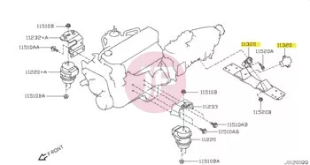 NISSAN 11320-VB00A - INSULATOR