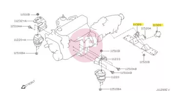 NISSAN 11320-VB91A - MOUNTING