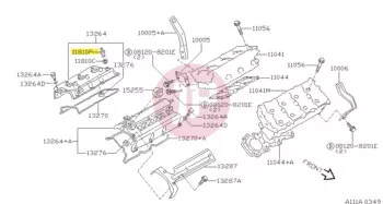 NISSAN 11810-75T00 - VALVE CONTROL