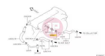 NISSAN 11810-75T00 - Crankcase Ventilation Valve