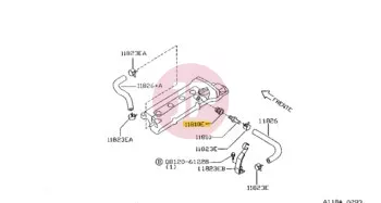 NISSAN 11812-41B00 - INSULATOR-PCV V