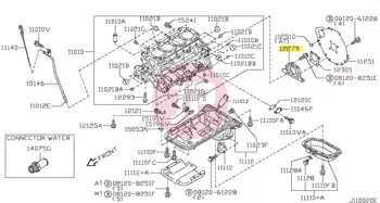 NISSAN 12279-VC101 - SEAL OIL CR/SFT