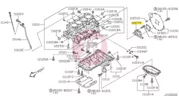 NISSAN 12279-VC101 - SEAL OIL CR/SFT