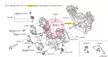 NISSAN 13081-1LA0A - JET OIL