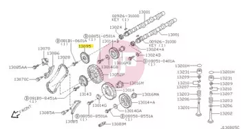 NISSAN 13095-DC000 - Timing Chain Sprocket