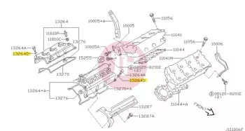 NISSAN 13268-AD20A - WASHER SEAL