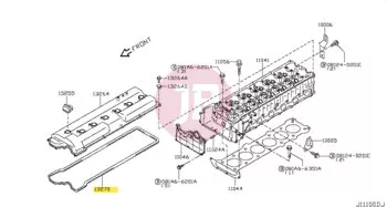 NISSAN 13270-VC200 - GASKET-ROCKER