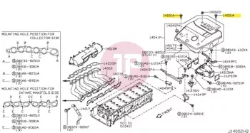 NISSAN 14031-4P12A - PIN-CONV