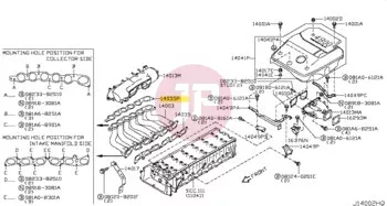 NISSAN 14032-VC200 - GASKET-ADAPTER
