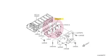 NISSAN 14036-VC210 - S GASKET-EXH MA