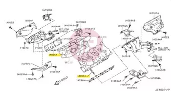 NISSAN 14064-31U0C - Turbo tőcsavar