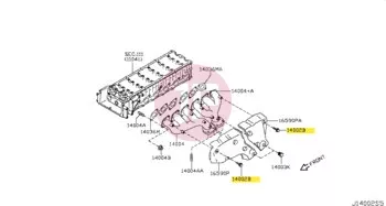 NISSAN 14069-VD30A - BOLT