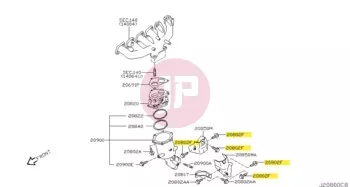 NISSAN 14069-VD30A - BOLT