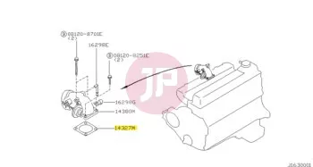 NISSAN 14327-J6500 - GASKET-OUTLET W