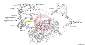 NISSAN 14719-43G02 - EGR tömítés