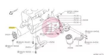 NISSAN 15025-43G01 - Oil Pump Gasket