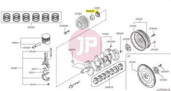 NISSAN 15041-VC200 - SPACER-OIL PUMP