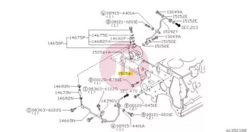 NISSAN 15056-7T801 - SEAL-O RING