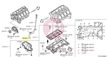 NISSAN 15066-7S020 - SEAL-OIL LEVEL