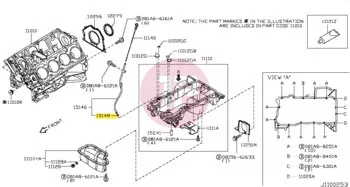 NISSAN 15066-7S020 - SEAL-OIL LEVEL