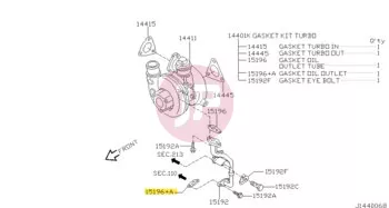 NISSAN 15196-31N02 - GSKT-OIL T/C OU