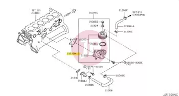 NISSAN 15239-VB001 - GASKET-FILTER