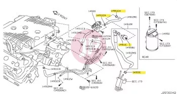 NISSAN 16439-42L0A - COVER ASSY-VALV
