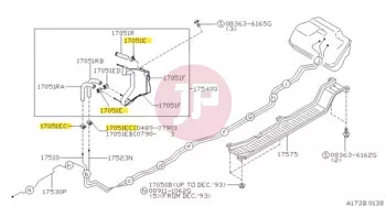 NISSAN 16439-53A00 - CLAMP