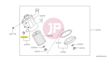 NISSAN 16527-99008 - VALVE-CYCLONE