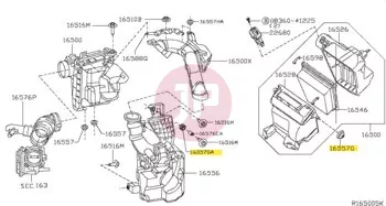 NISSAN 16559-31U00 - Mounting Rubber