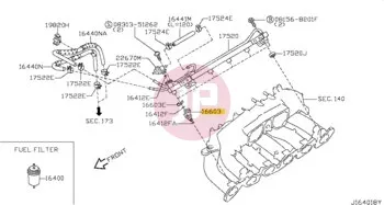 NISSAN 16600-AA500 - Fuel Injector
