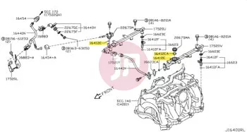 NISSAN 16618-10V10 - O RING