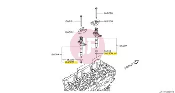 NISSAN 16626-AD200 - GASKET-NOZZLE