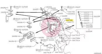 NISSAN 16670-06J0A - TUBE-SPILL