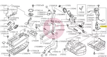 NISSAN 17042-VC31A - PUMP ASSY