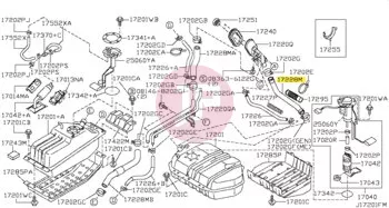 NISSAN 17228-VB800 - HOSE-FILLER